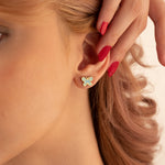 925 Sterling Silver Butterfly Studs