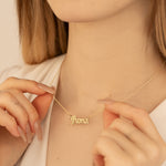 925 Sterling Silver Name Necklace Old London