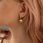925 Sterling Silver Umbrella Earrings
