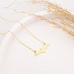 925 Sterling Silver Bat Necklace