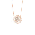 925 Sterling Silver Lotus Necklace With Letter