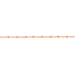 925 Sterling Silver Ankle Intermimtent Chain