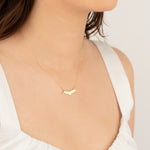 925 Sterling Silver Bat Necklace