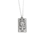 925 Sterling Silver Tarot Zodiac Necklace