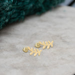 925 Sterling Silver Branch Earrings
