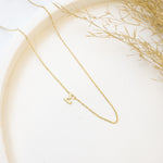 925 Sterling Silver Greek Initial Necklace
