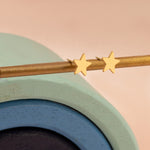 925 Sterling Silver Star Studs 635