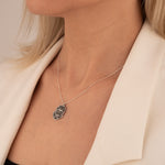 925 Sterling Silver Master Chief Helmet Necklace