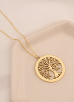 925 Sterling Silver Boş Hayat Ağacı