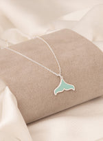 925 Sterling Silver Whale Tail Necklace