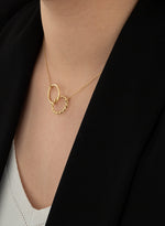 925 Sterling Silver İç İçe İki Hoop