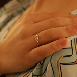 925 Sterling Silver Round Symbol Statement Ring