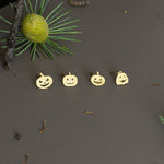 925 Sterling Silver Pumpkin Studs 4