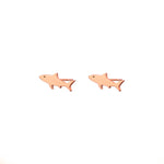 925 Sterling Silver Shark Earrings