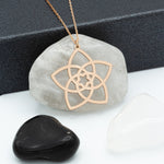 925 Sterling Silver Venus Flower Necklace