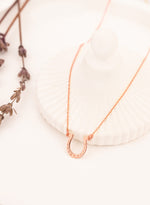 925 Sterling Silver Horseshoe Necklace
