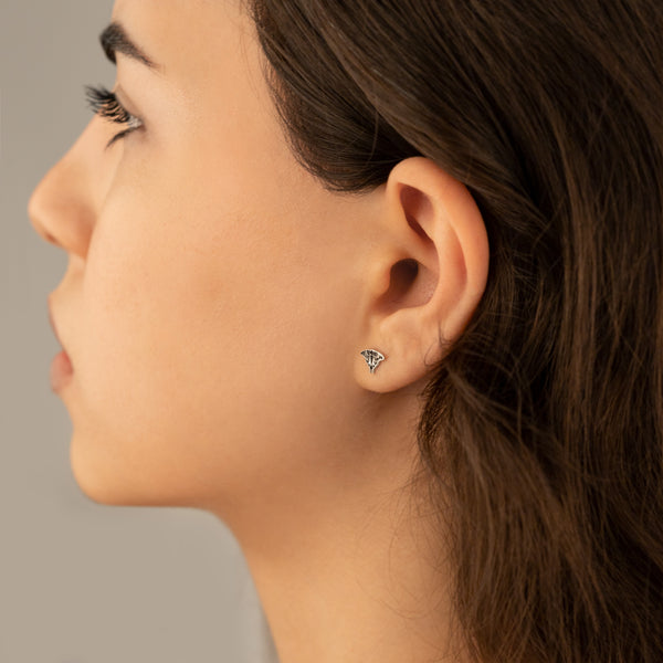 925 Sterling Silver Ellie'S Tattoo Moth Studs