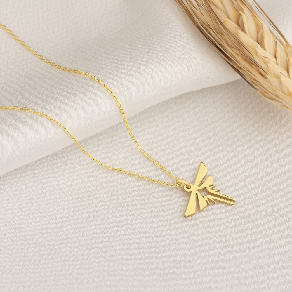 925 Sterling Silver Firefly Necklace