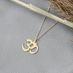 925 Sterling Silver Om Necklace
