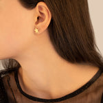 925 Sterling Silver Minimalist Star Studs