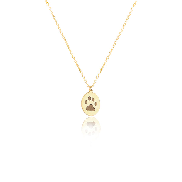 925 Sterling Silver Paw Necklace