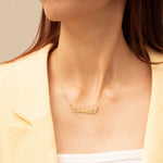 925 Sterling Silver Wing Name Necklace