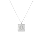 925 Sterling Silver Praying Hands Cross Necklace