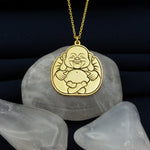 925 Sterling Silver Laughing Buddha Pendant