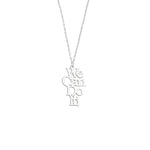 925 Sterling Silver We Can Do It! Necklace