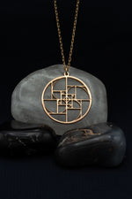 925 Sterling Silver Fibonacci Golden Ratio Necklace