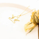 925 Sterling Silver Kadın Yoga Necklace
