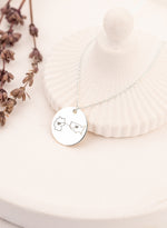 925 Sterling Silver Love Map Necklace