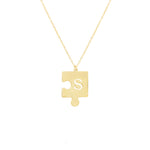 925 Sterling Silver Personalized Puzzle Necklace