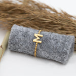 925 Sterling Silver Personalized Gold Box Chain Ring(Zi̇nci̇ri̇ Cs40005)