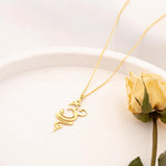 925 Sterling Silver Om Breathe Necklace