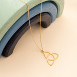 925 Sterling Silver Trinity Knot Necklace