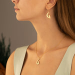 925 Sterling Silver The Cat Sitting On The Moon Necklace