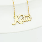 925 Sterling Silver Personalized Calligraphy Name Necklace
