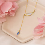 925 Sterling Silver Wing Lariat Necklace