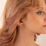 925 Sterling Silver Enamel Dinosaur Studs