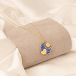 925 Sterling Silver Sun And Love Necklace