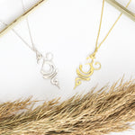 925 Sterling Silver Om Breathe Necklace