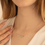 925 Sterling Silver Name Necklace,