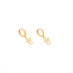 925 Sterling Silver Angel Earrings