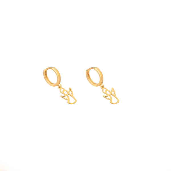 925 Sterling Silver Angel Earrings