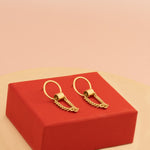 925 Sterling Silver Circle Link Earrings