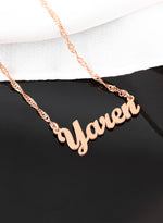925 Sterling Silver Twi̇st Zi̇nci̇rli̇ İsi̇m Necklace