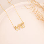 925 Sterling Silver Hand Signal Sign Language Necklace