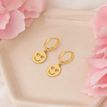 925 Sterling Silver Heart Eyes Earrings