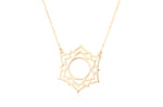 925 Sterling Silver Crown Chakra Necklace